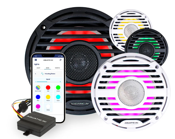 Aquatic 6.5" Pro Classic Speakers, White - Pair