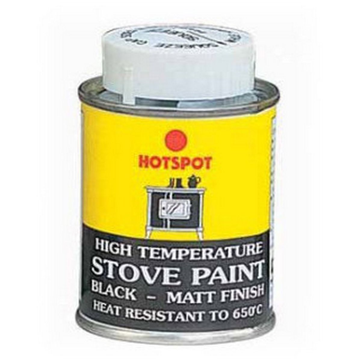 Hotspot High Temperature Black Touch-Up Stove Paint - 100ml R36