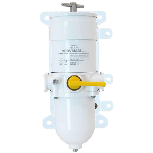 Racor 900MAMV Fuel Filter (10 Micron / Metal Bowl) RAC-900MAMV10