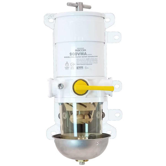 Racor 900VMA10 Fuel Filter (10 Micron / Clear Bowl & Heat Shield) RAC-900VMA10