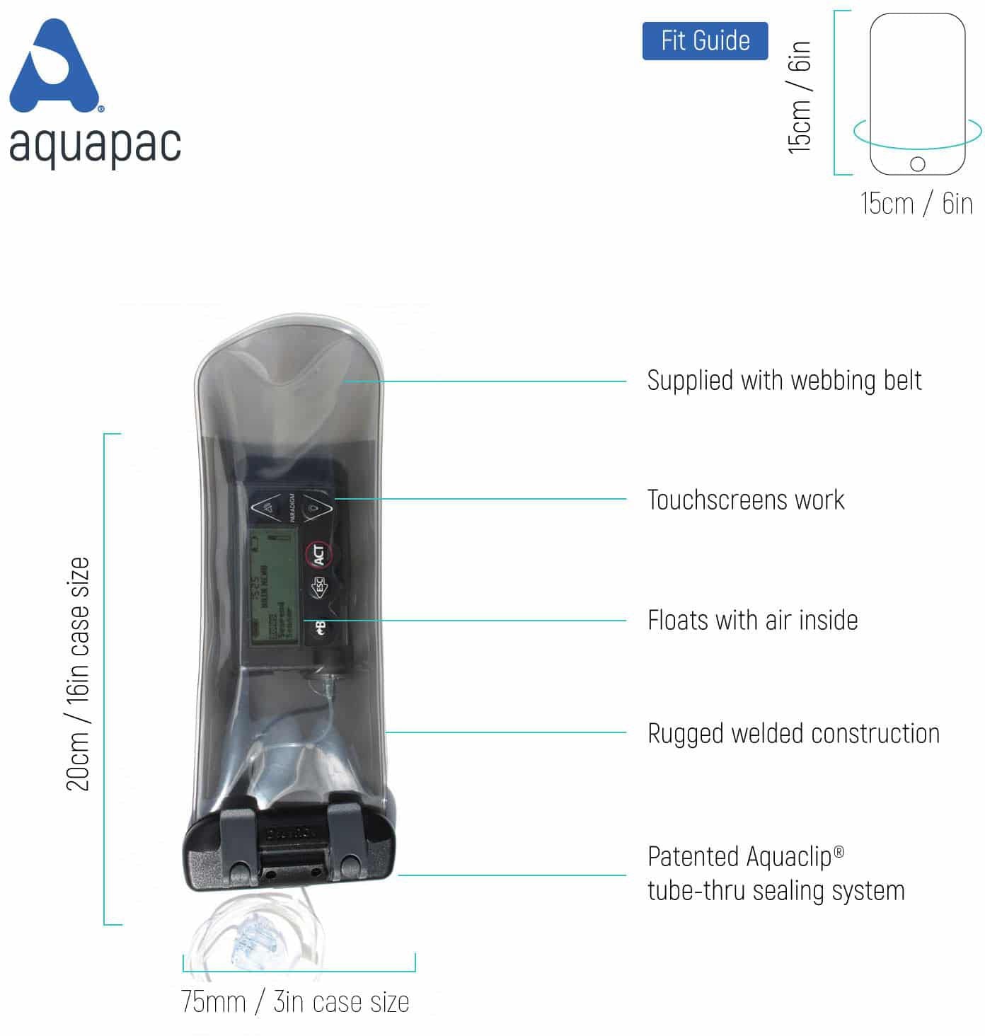 Aquapac Insulin Pump Case - waterworldsports.co.uk