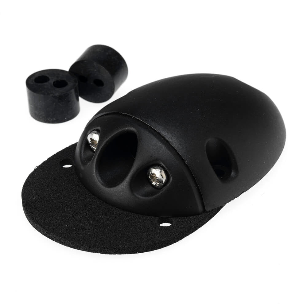 Index Marine SE7 Waterproof Twin Entry Side Entry Cable Gland - Black Plastic