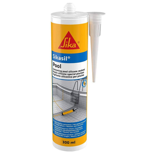 Sikasil Pool silicone sealant for pools and wet areas 300ml White SK-150295