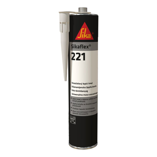 Sikaflex 221 Multipurpose Polyurethane Adhesive/Sealant 300ml Brown SK-15767