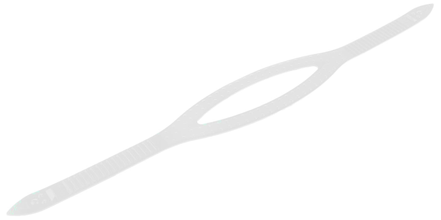 Beaver Slim Line Mask Strap Clear Silicone