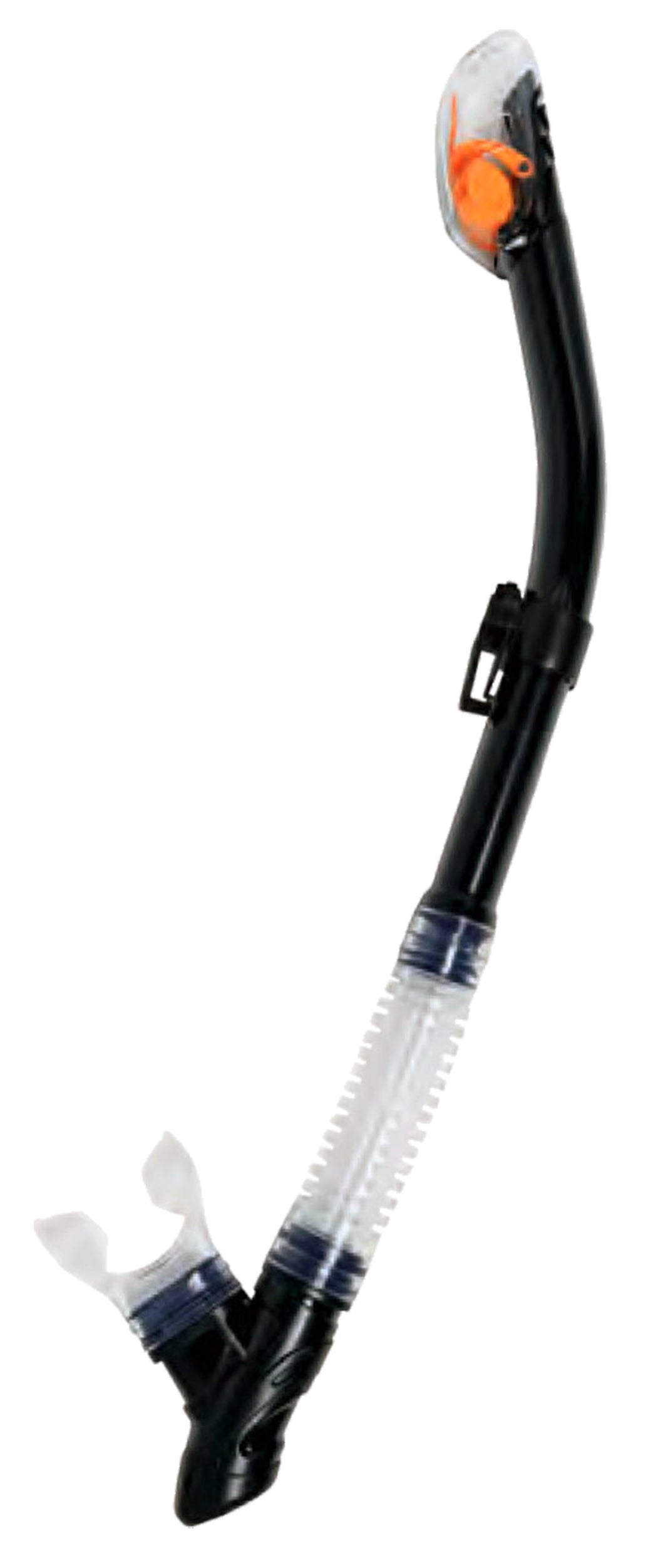 Beaver Black/Clear Gobi Dry Top Snorkel
