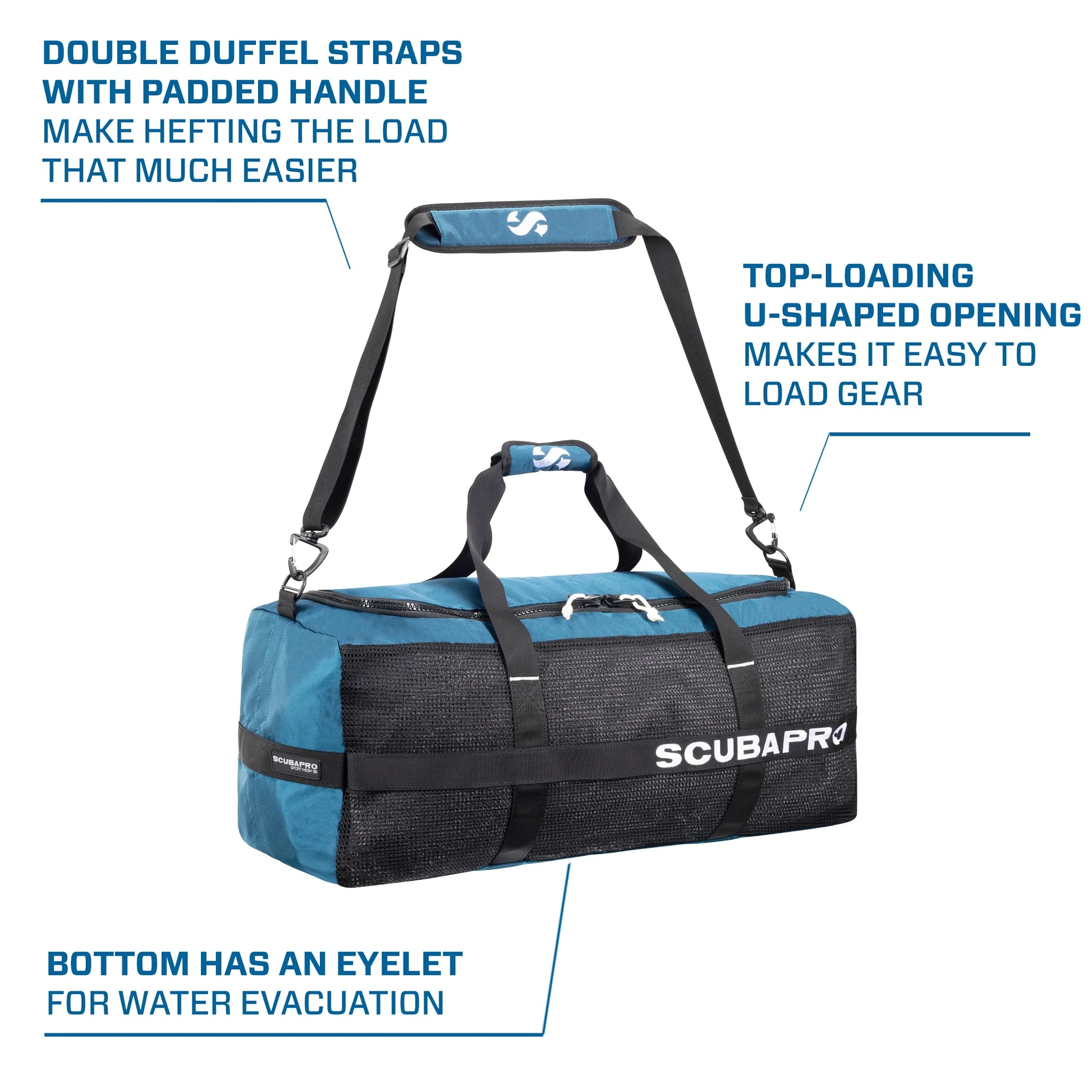 Scubapro Sport Mesh 95 Duffel Bag - waterworldsports.co.uk
