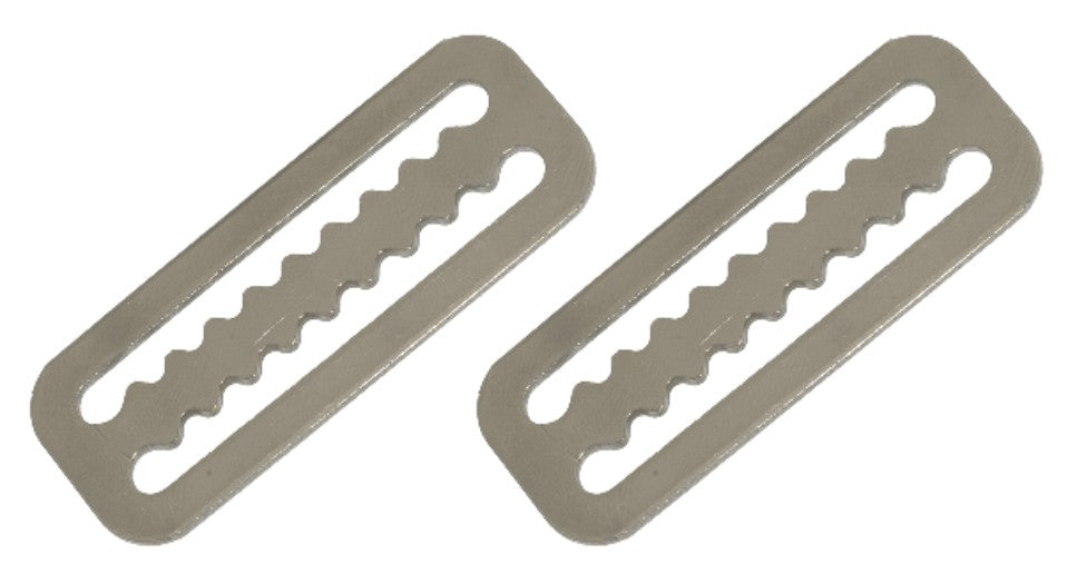 Beaver Pair of Slimline Stainless Weight Retainers