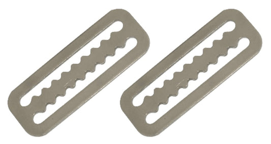 Beaver Pair of Slimline Stainless Weight Retainers