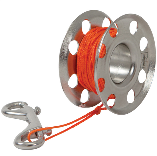 Highland Finger Spool Orange Line ca 30 m w. SS Double Ender SS