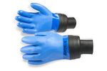 SiTech Blue PVC glove bottle neck, with liner - M - pair