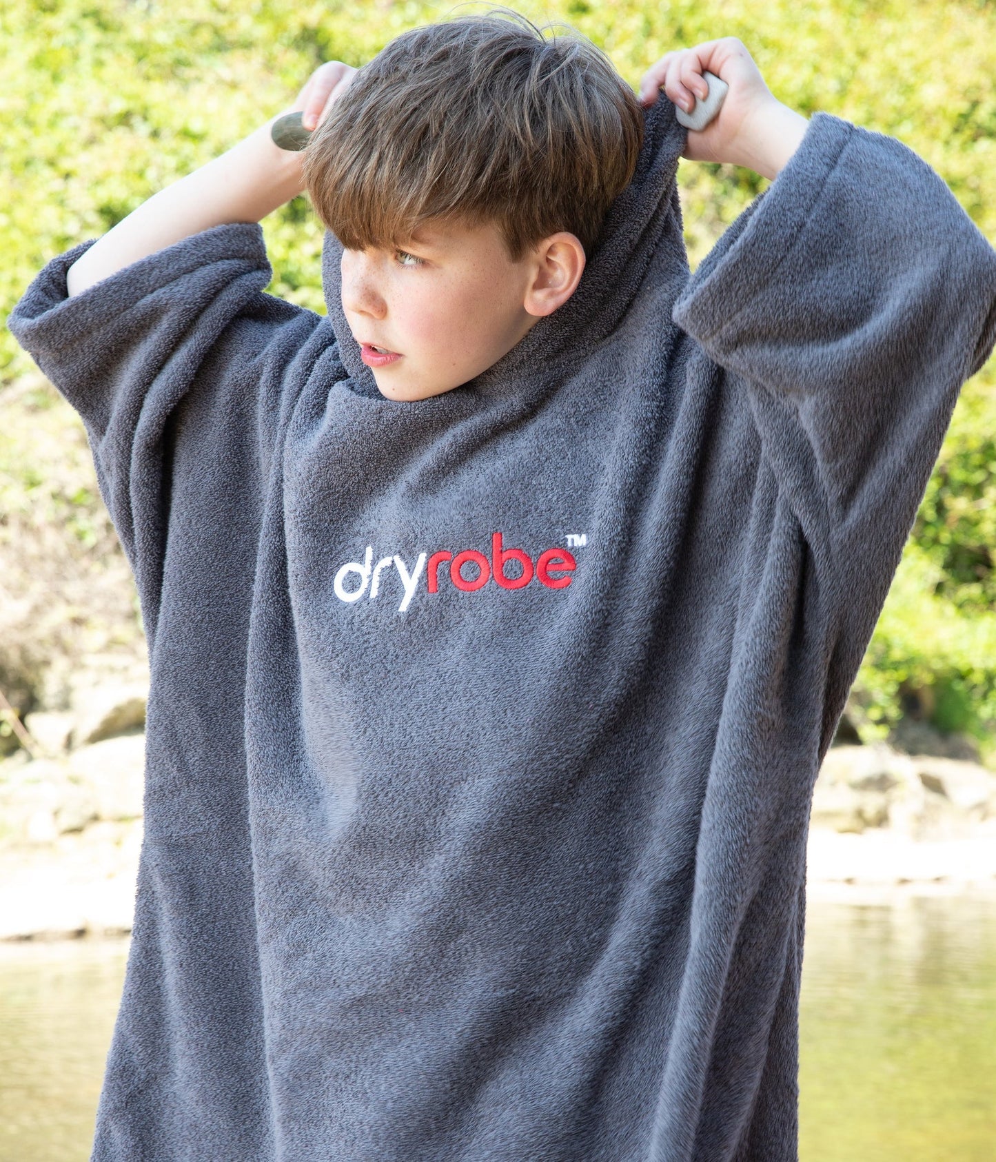 Dryrobe Kids Organic Cotton Towel Robe - waterworldsports.co.uk