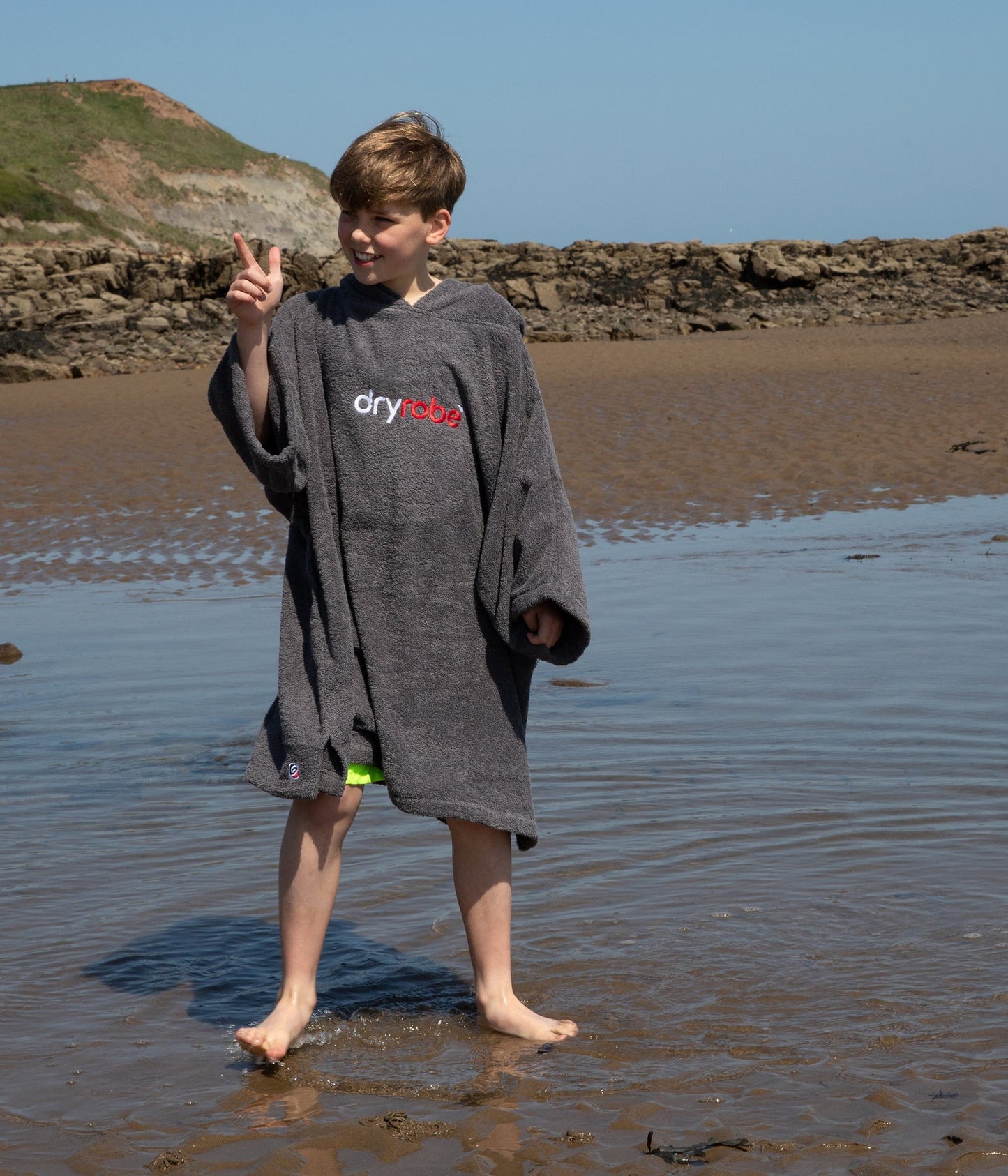 Dryrobe Kids Organic Cotton Towel Robe - waterworldsports.co.uk