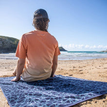 Fourth Element Ocean Positive Beach Towel Dark Blue One Size 160x86 - waterworldsports.co.uk