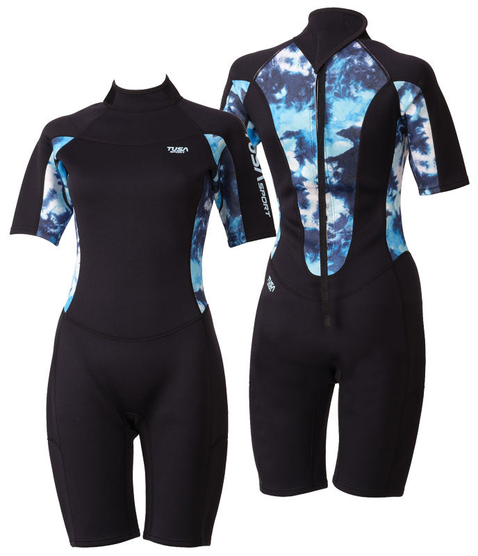TUSA SPORT UA5307 2mm Shorty Wetsuit (Womens) - waterworldsports.co.uk