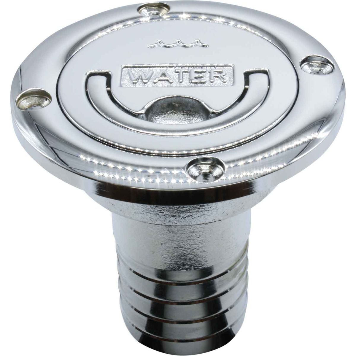 Vetus FCAPWATER Chrome Plated Brass Deck Filler Cap (Water / 38mm) V-FCAPWATER