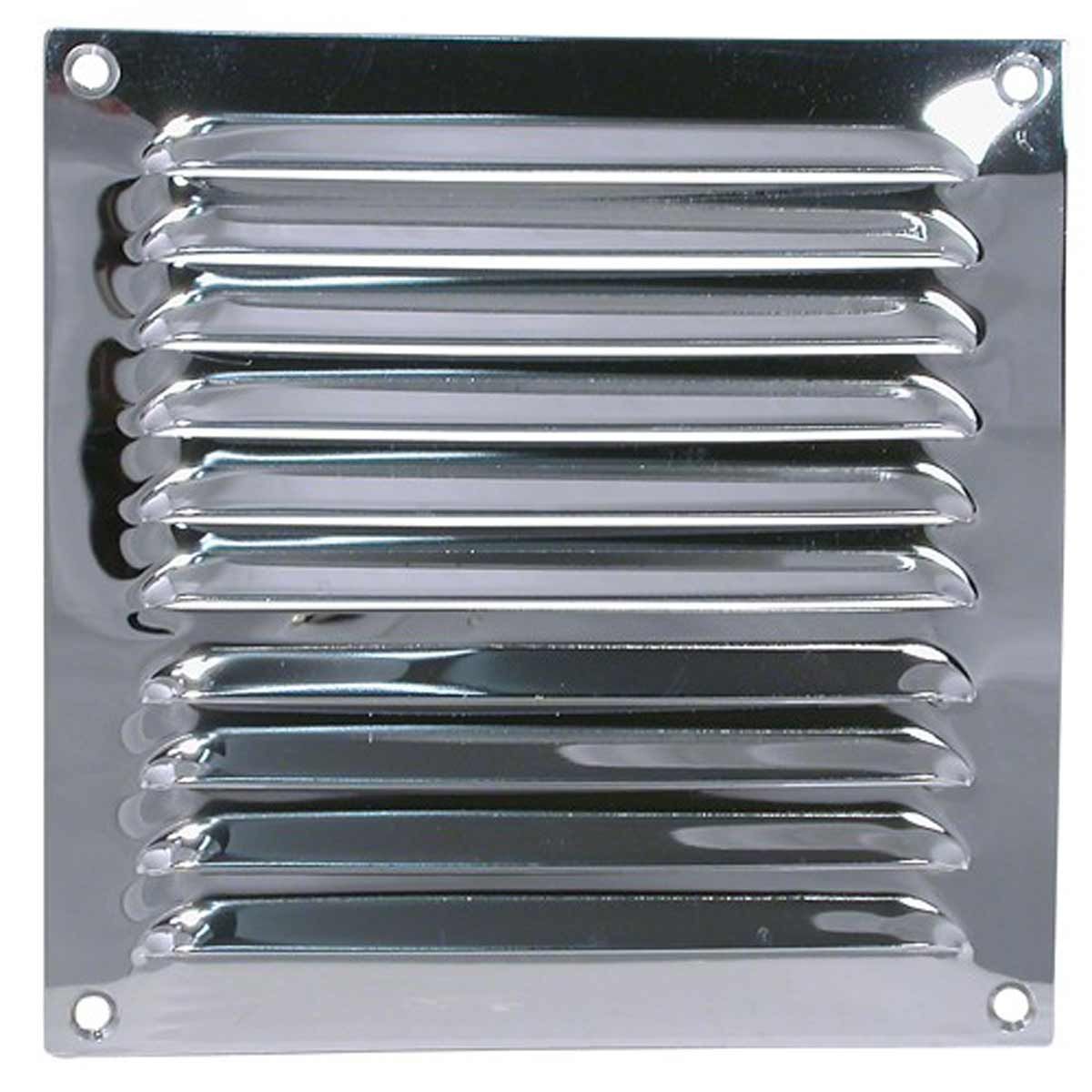 Hooded Louvre Vent Chrome Plated (6" x 6") V80182CP