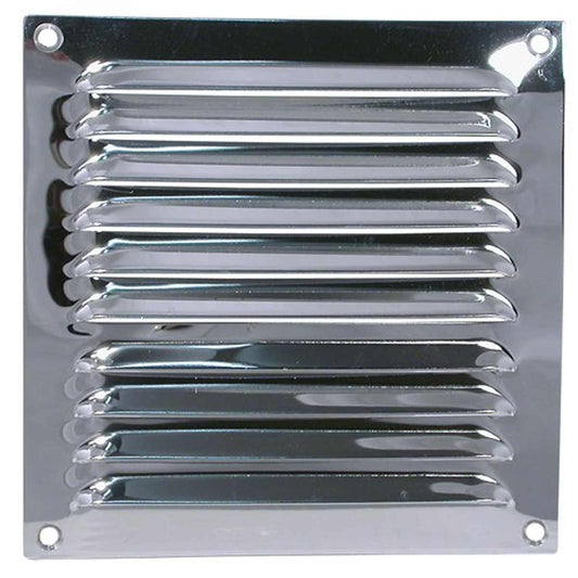 Hooded Louvre Vent Chrome Plated (6" x 6") V80182CP