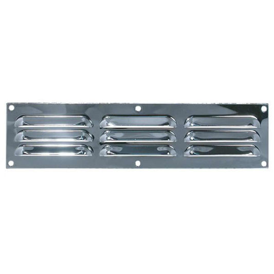 Hooded Louvre Vent Chrome Plated (12" x 3") V80187CP
