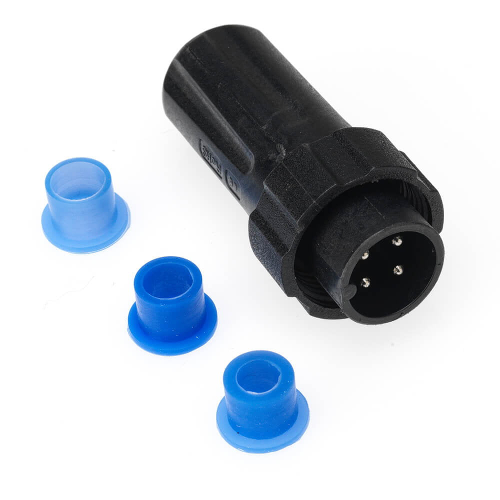 Index Marine Spare Grafter 4 Pin Male In-Line Plug Connector – Screw Terminal
