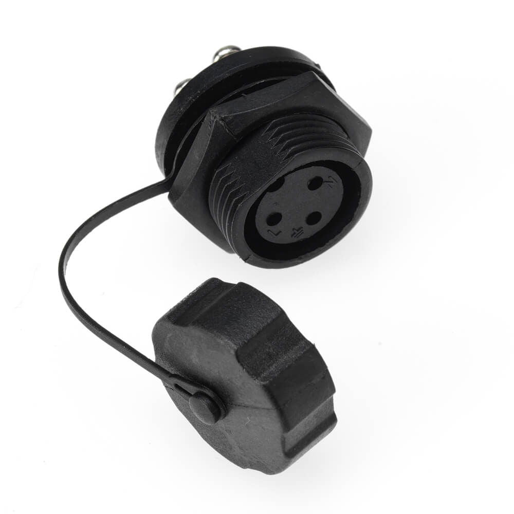Index Marine Spare Grafter 3 Pin Panel Mount Socket Connector – Screw Terminal