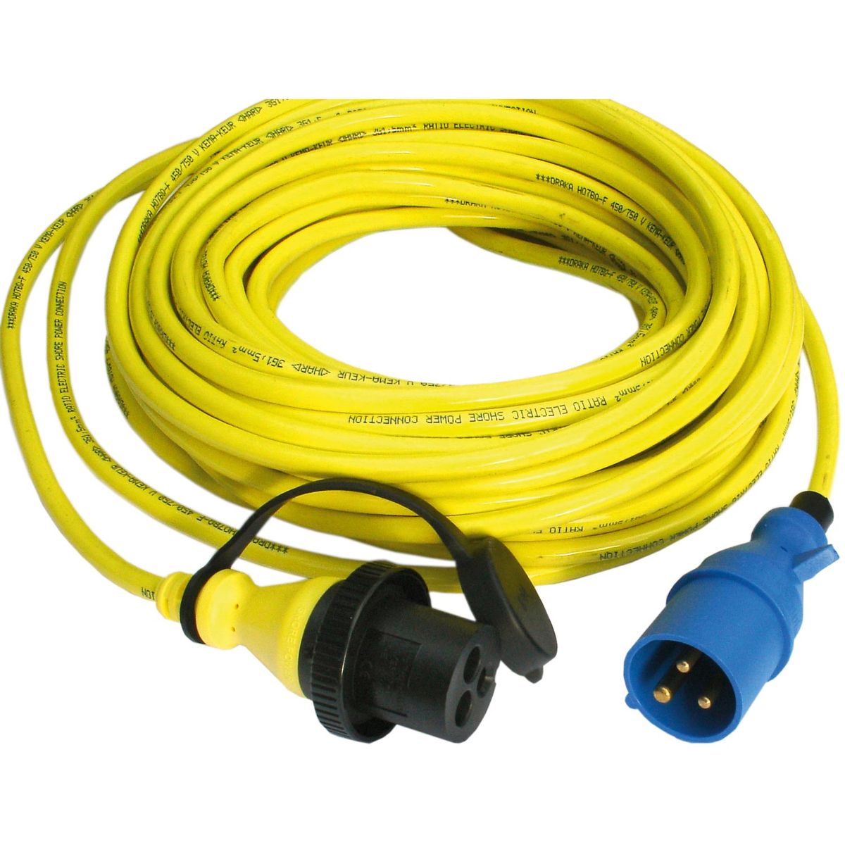 Victron Shore Power Cable with Moulded Plug (15m / 25A / 3x4mm²) VC-SHP304001500