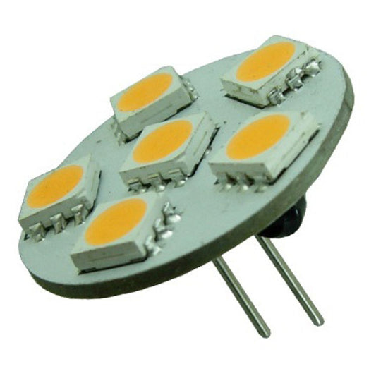 Aten Lighting 6 LED G4 Rear Pin Bulb Cool White VL-523