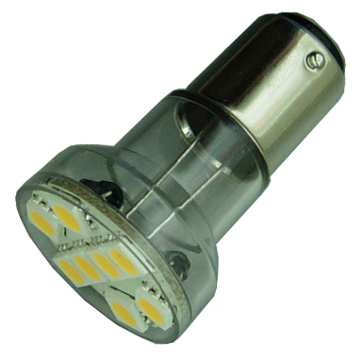 Aten Lighting 8 LED BA15D Long Neck Spot Bulb Cool White VL-544