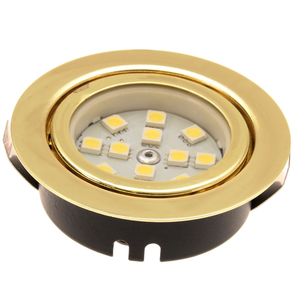 Aten Lighting Gold (Brass) Recessed LED Downlight Unswitched (Warm) VL-721