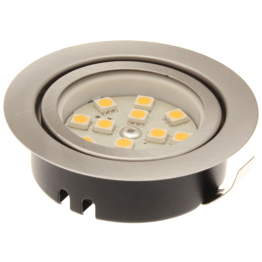 Aten Lighting Nickel Recessed LED Downlight Unswitched (Warm White) VL-722