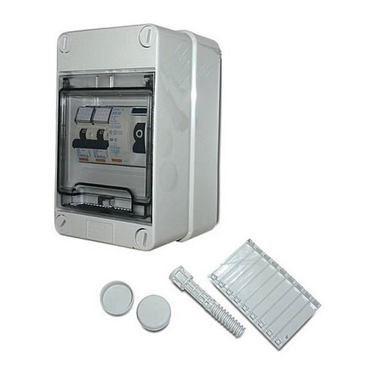 W4 Mains Consumer Unit with 25A RCCB, 6A & 10A MCBs VS-096