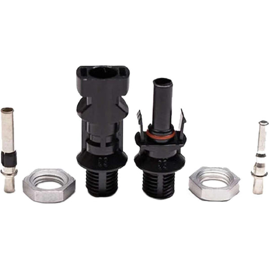 MC4 Bulkhead Connectors M/F Dual Pack