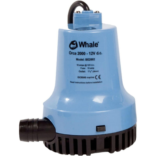 Whale Orca 2000 Submersible Bilge Pump (24V / 126 LPM / 28.5mm Hose) W-BE2004