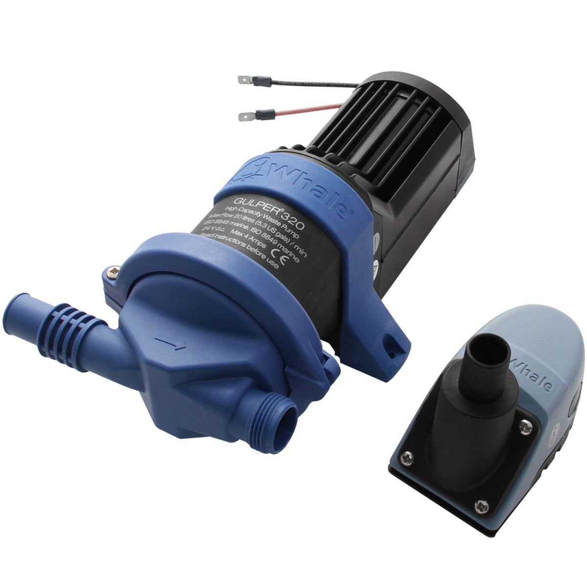Whale Gulper 320 Waste & Bilge Pump (12V / 19LPM / 19mm or 25mm Hose) W-BP2052