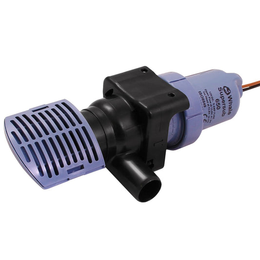 Whale SuperSub 1100 Submersible Bilge Pump (12V / 66 LPM / 25mm/28mm) W-SS1012