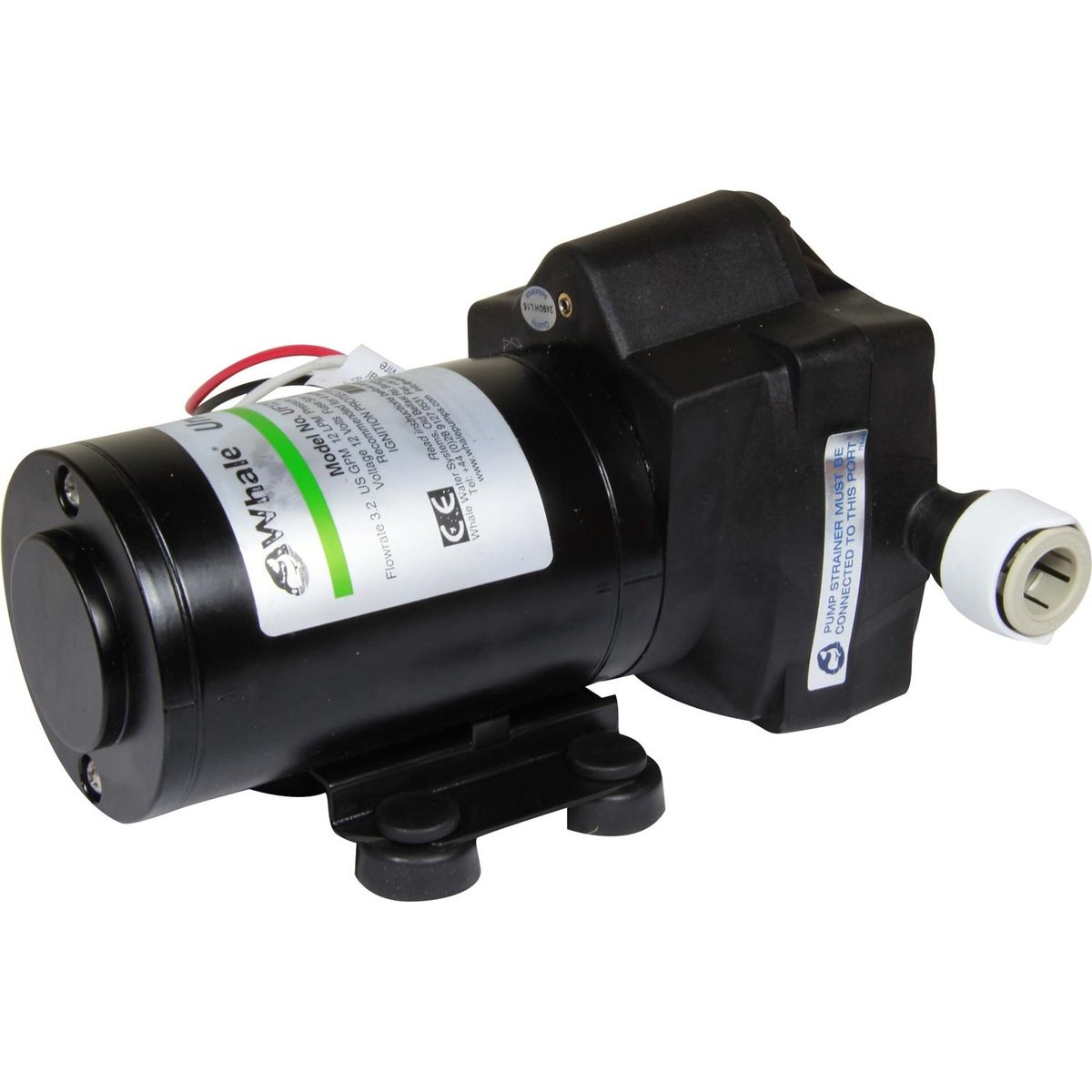 Whale Universal Water Pressure Pump (12V / 12 LPM / 45 PSI) W-UF1215