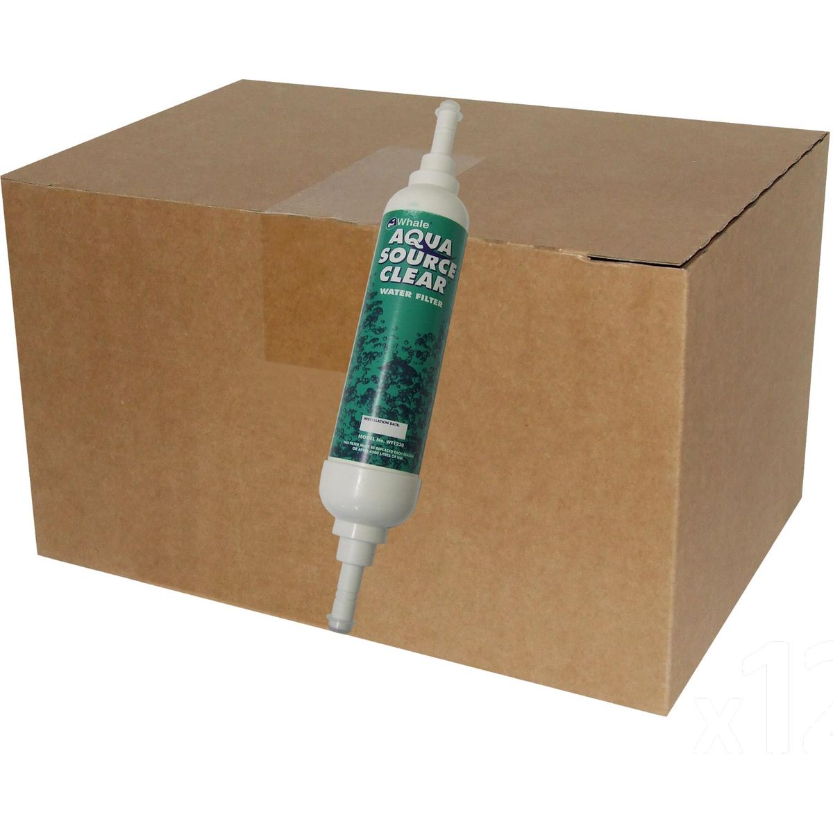 Whale AquaSource Clear Inline Drinking Water Filter (12mm Fittings)