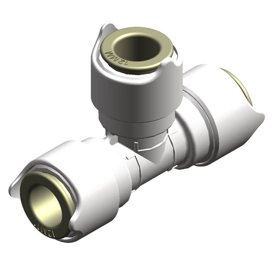 Whale Quick Connect Equal Tee (12mm) W-WU1202B