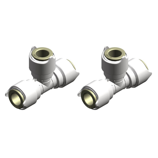 Whale Quick Connect Equal Tee (15mm / Pack of 2) W-WX1502