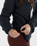 Dryrobe Women's Black Mid-layer Jacket - waterworldsports.co.uk