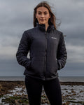 Dryrobe Women's Black Mid-layer Jacket - waterworldsports.co.uk