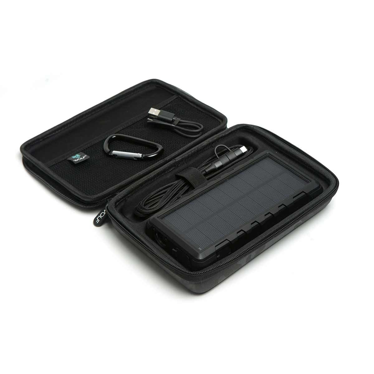 Wolf Outdoors SPB-24 24000mAh Solar Power Bank with Case WOLF-WFPT004
