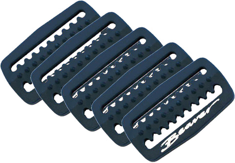 Beaver Pack of 5 Black Weight Retainers - HS CODE - 	7220120000	  C.O.O. - 	TW