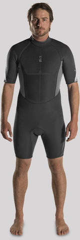 Fourth Element Xenos 3mm Shortie Black/Grey (Mens) - waterworldsports.co.uk