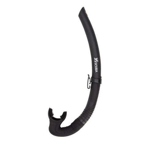 XS-Scuba Snorkel FLO Black Silicone