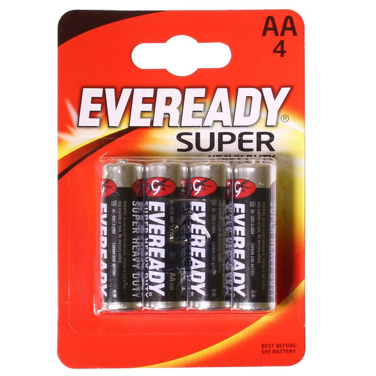 Eveready AA Zinc Battery (x4) Y6800/AA