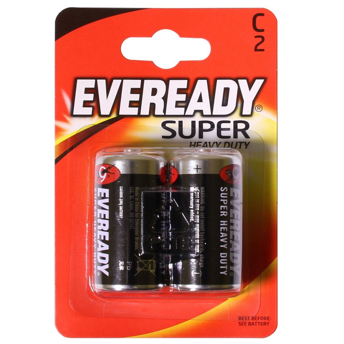 Eveready C Zinc Battery (x2) Y6800/C