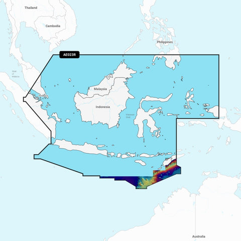 Garmin Navionics Vision+ Chart: AE023R - Java & Borneo