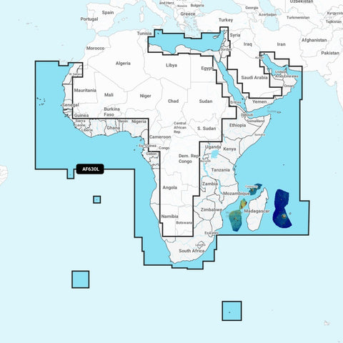 Garmin Navionics Vision+ Chart: AF630L - Africa & Middle East