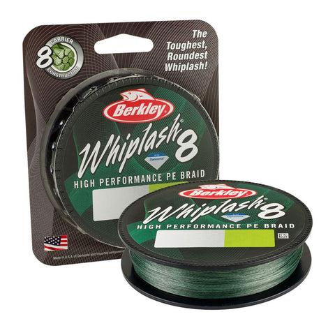 Berkley Whiplash 8 Braid - Green-300m-0.08mm